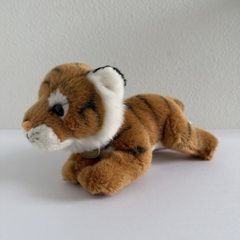 Aurora Realistic Miyoni Bengal Tiger Plush 10" Stuffed Animal